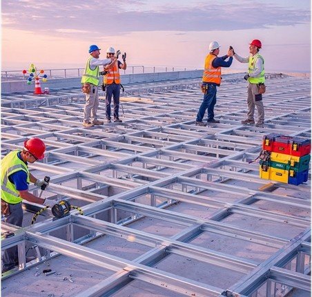 Structural Load Distribution in Light Gauge Steel Floors