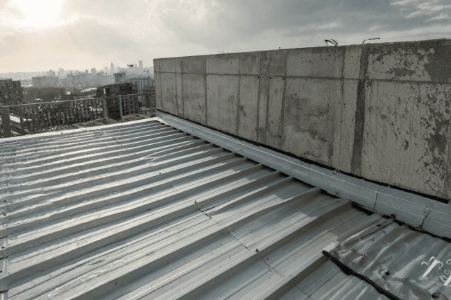 Roof Deck Detailing Near Parapet Lines