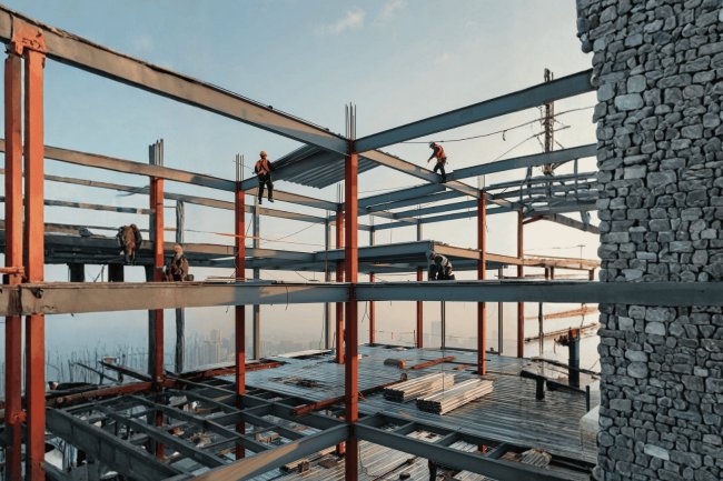 Composite Floor Deck Layout Planning for Commercial Buildings
