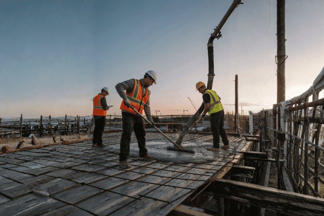Floor Deck Notes for Concrete Placement Coordination