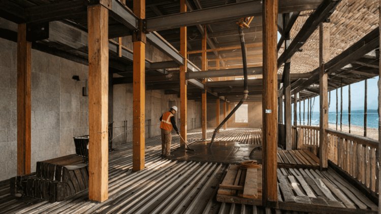 Floor Deck Detailing for Office Building Projects