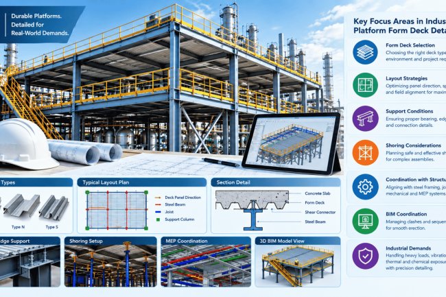 Form Deck Detailing for Industrial Platforms