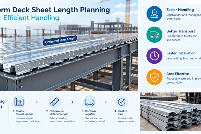 Form Deck Sheet Length Planning for Efficient Handling