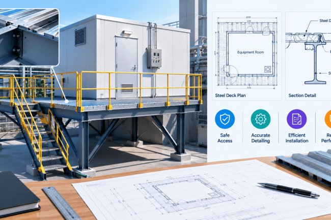 Steel Deck Detailing for Small Equipment Rooms