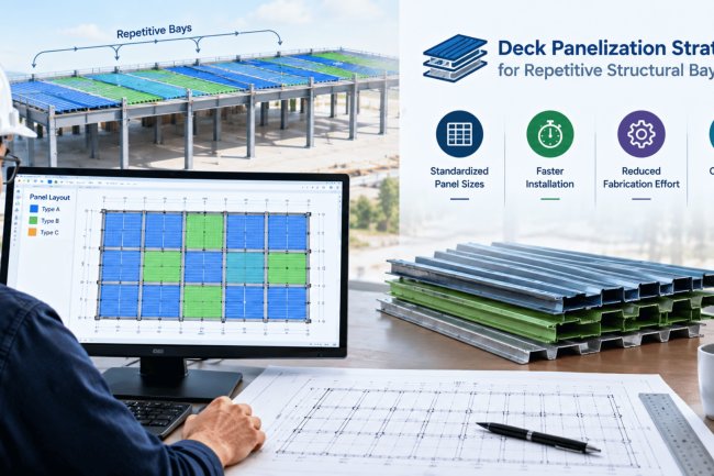 Deck Panelization Strategy for Repetitive Structural Bays