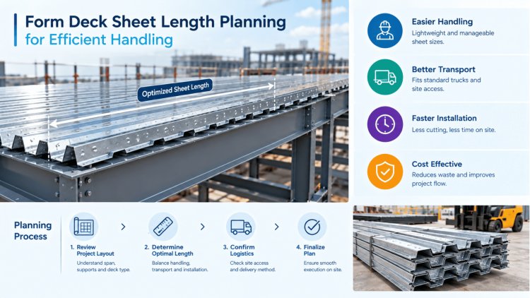 Form Deck Sheet Length Planning for Efficient Handling
