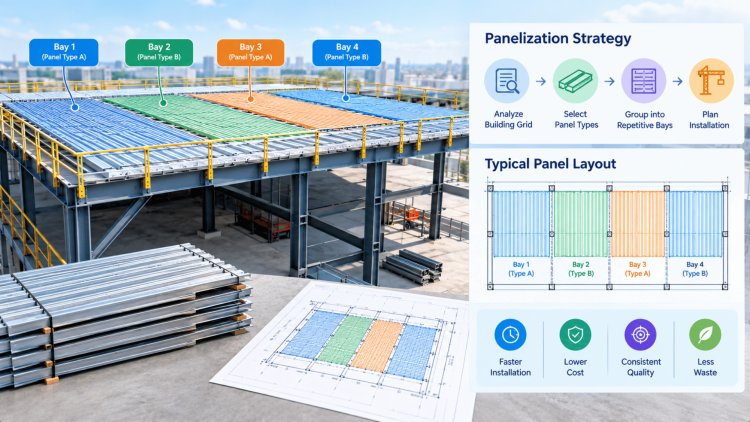 Form Deck Panelization Strategy for Repetitive Bays