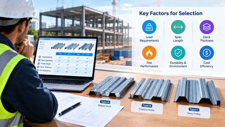 Steel Deck Selection for Non-Composite Applications