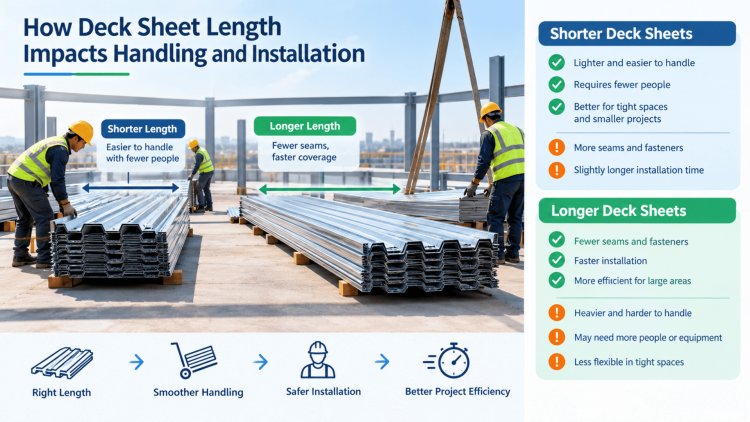 How Deck Sheet Length Impacts Handling and Installation