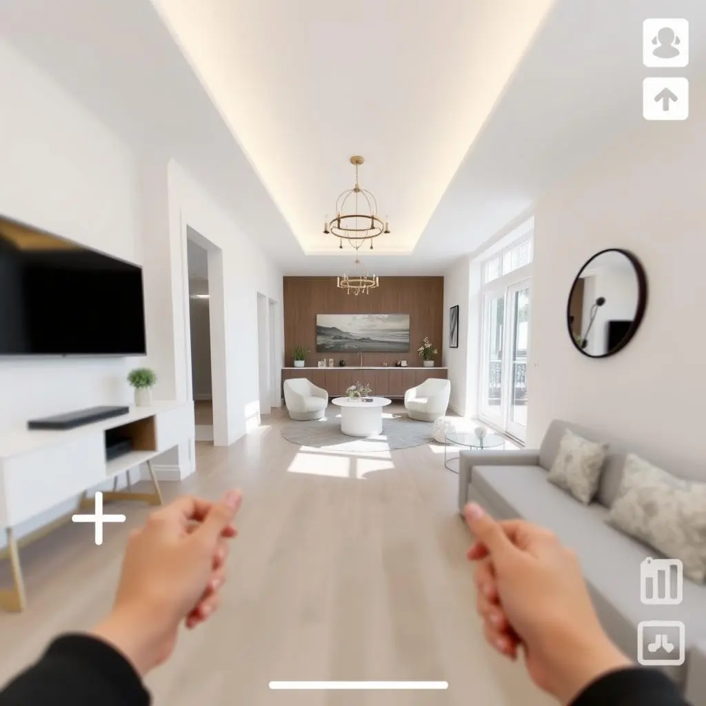 Interactive 3D walkthrough service for real estate