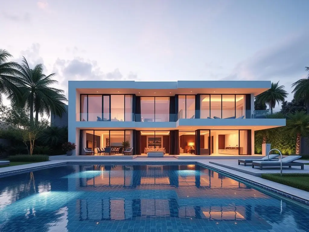 Luxury residential rendering and walkthrough project